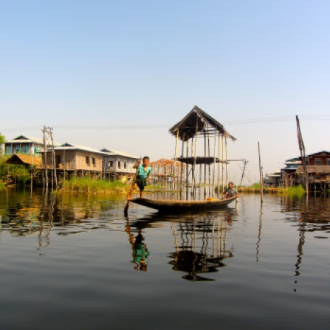 Floating Villages on Inle Lake